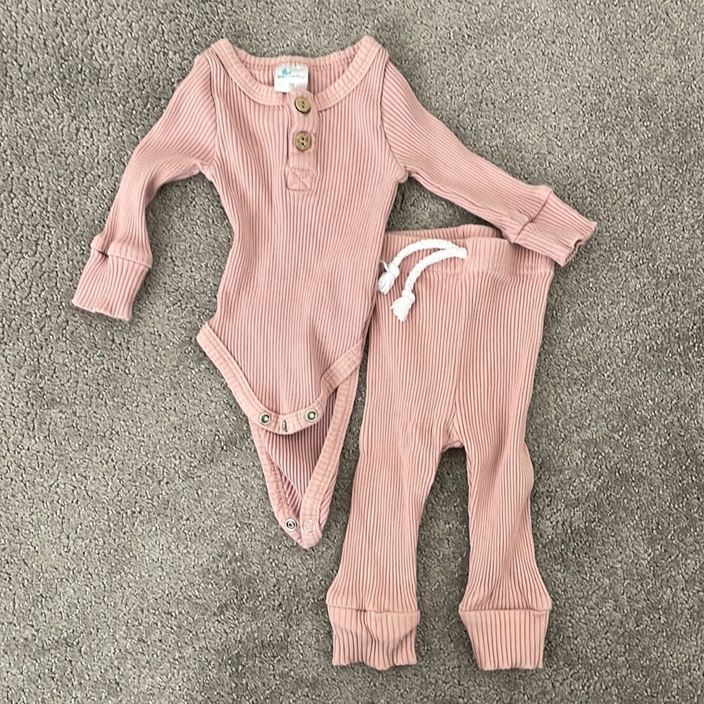 Little one shop ribbed set